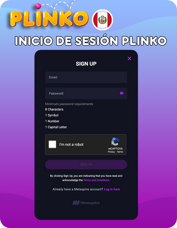 Proceso de Inicio de Sesión en Casinos Plinko