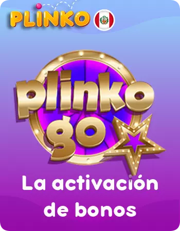 Características de la activación de bonos para Plinko