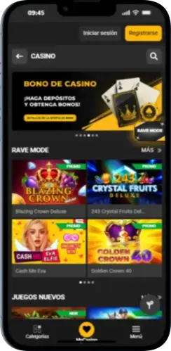 Página principal iOS