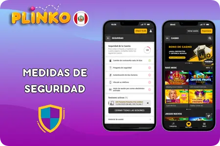 Medidas de seguridad para iniciar sesión segura en Plinko