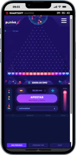 paso 6 comienza a jugar y ganar en Plinko